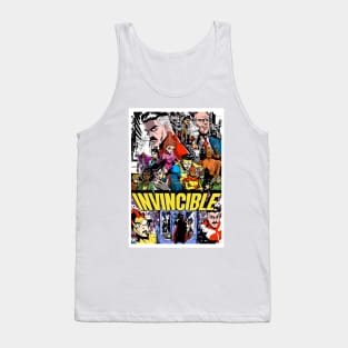 Invincible Poster Manga Style Tank Top